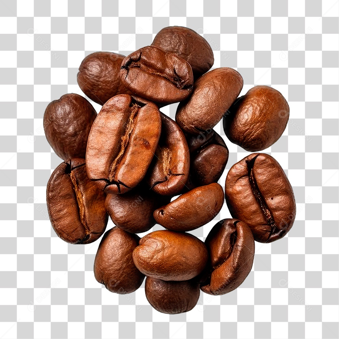 Grãos de Café PNG Transparente