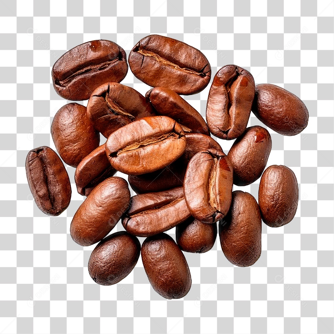 Grãos de Café PNG Transparente
