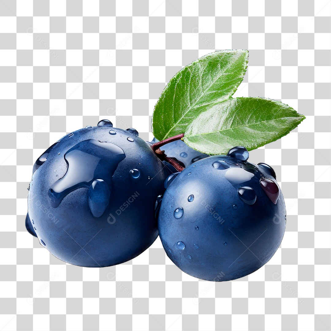 Fruta Mirtilo PNG Transparente