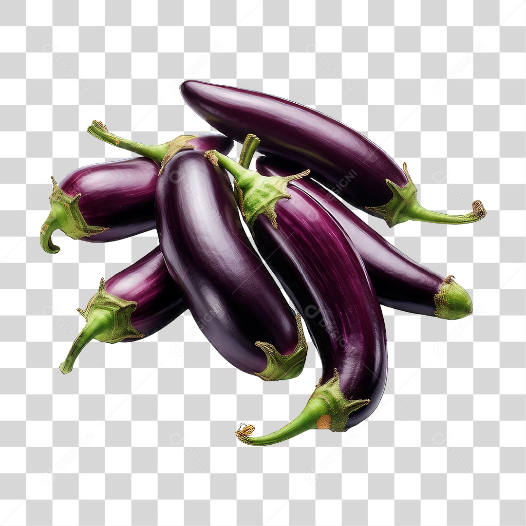 Berinjela Fruta PNG Transparente