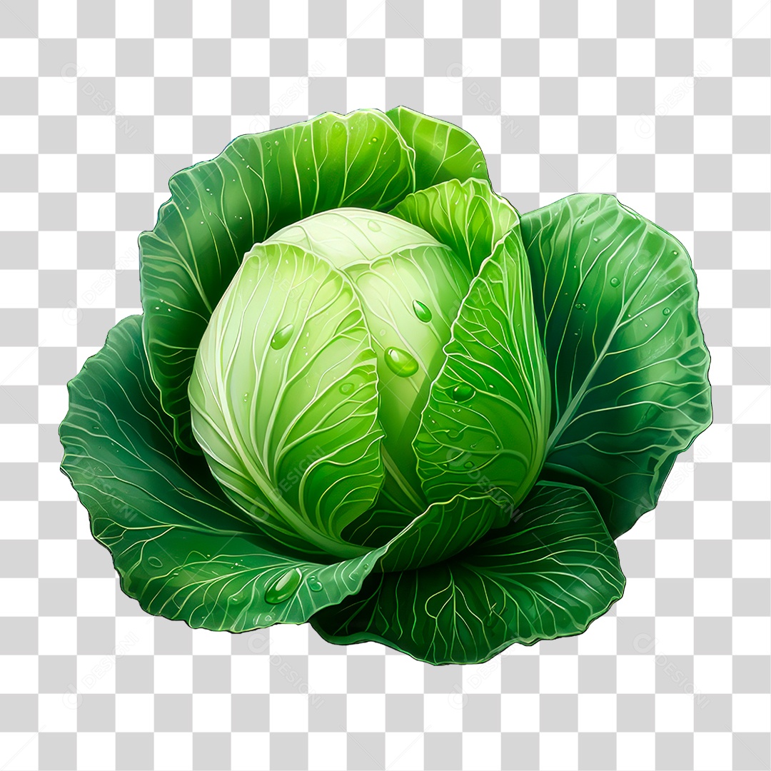 Repolho Verde PNG Transparente