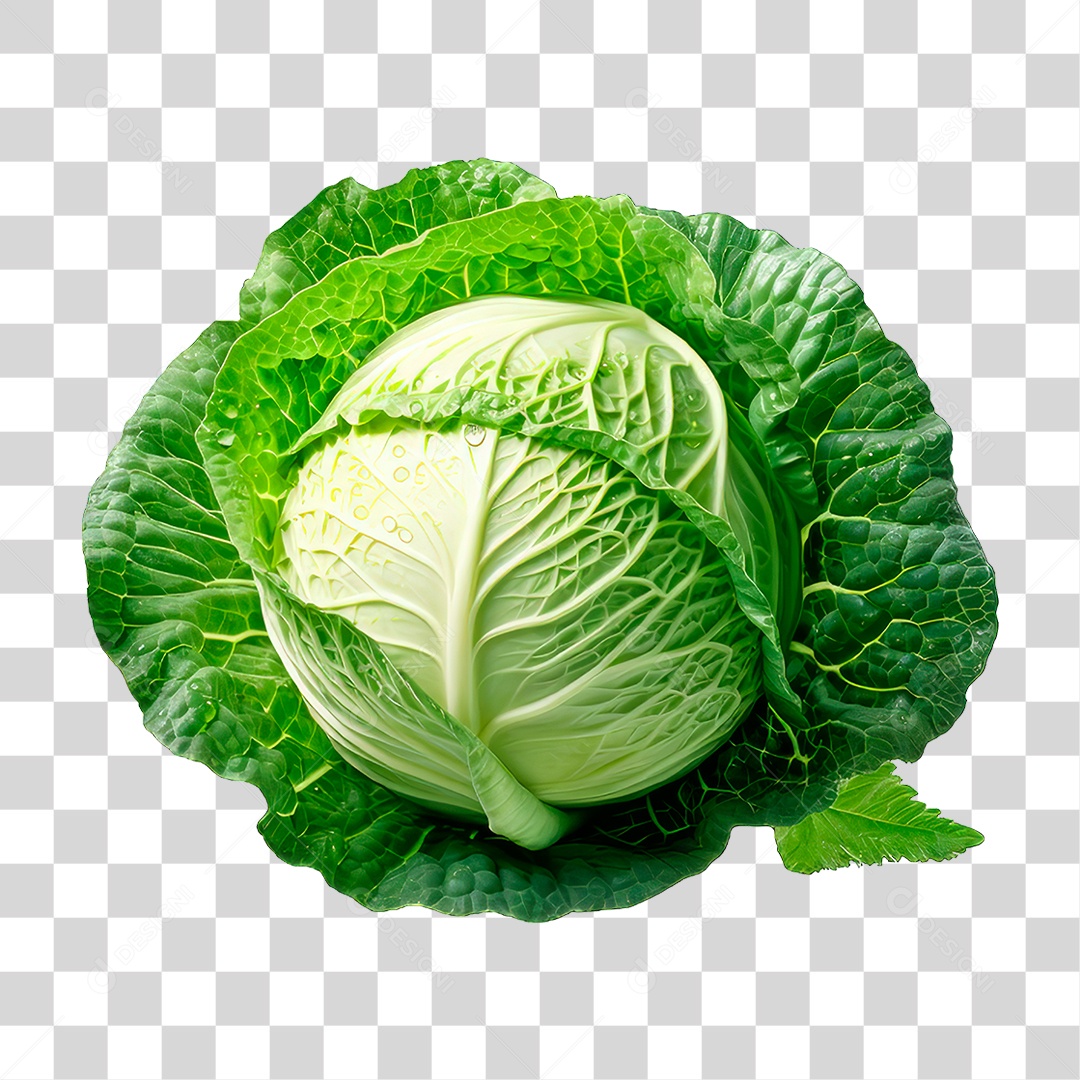 Repolho Verde PNG Transparente