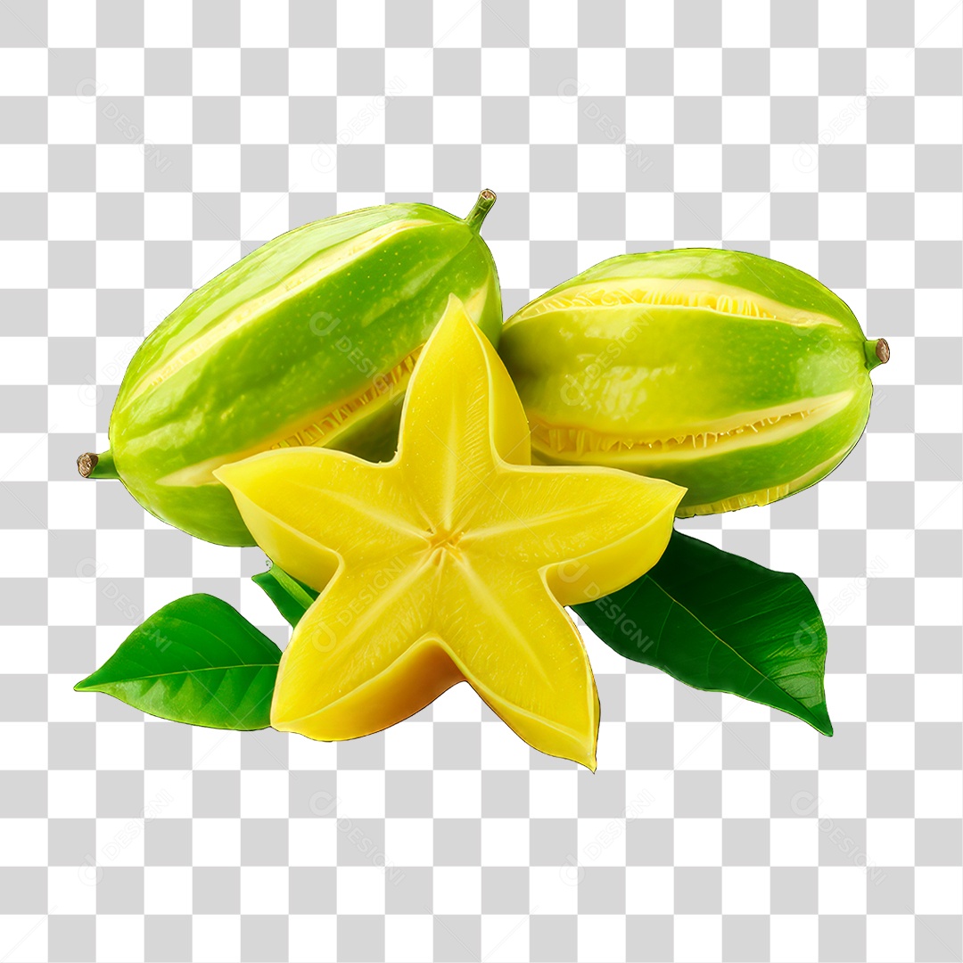 Carambolas Madura PNG Transparente