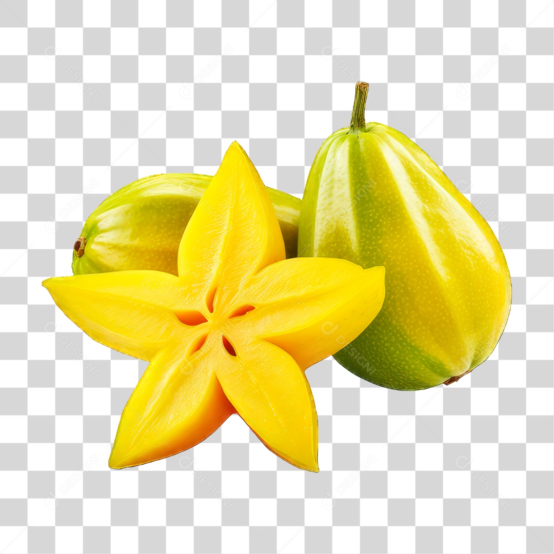 Carambolas Madura PNG Transparente