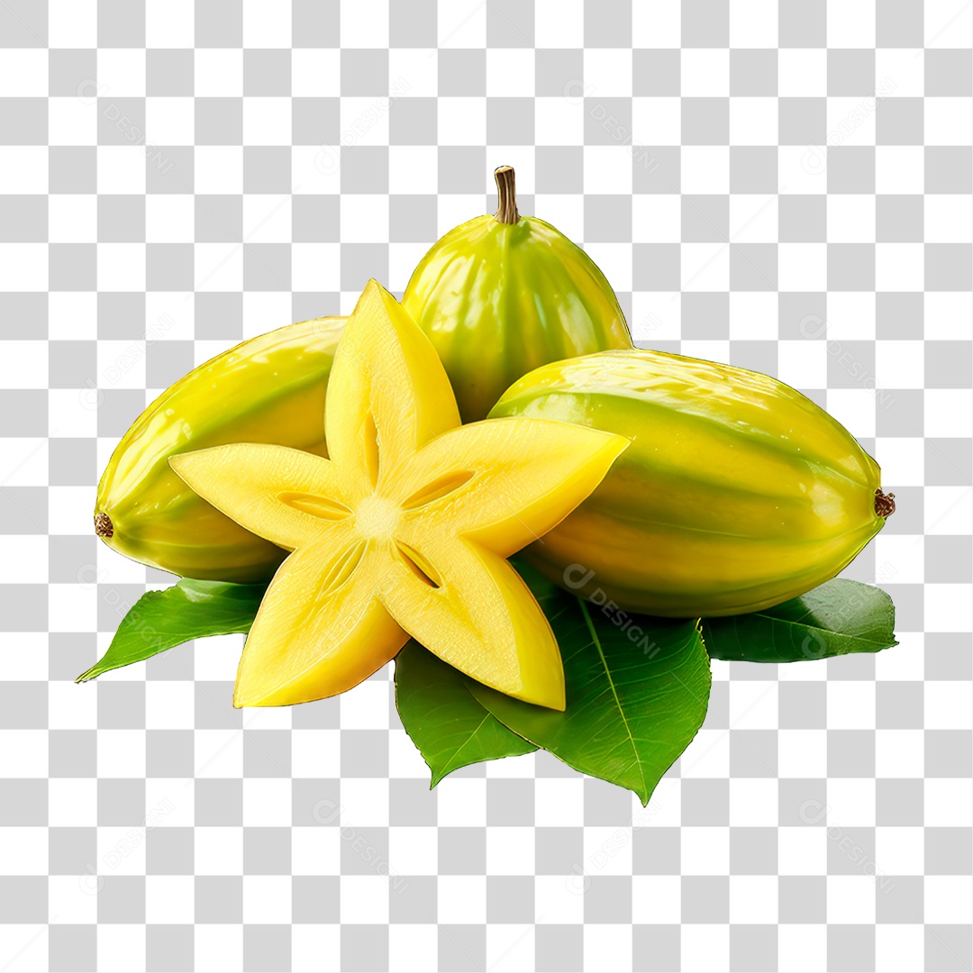 Carambolas Madura PNG Transparente