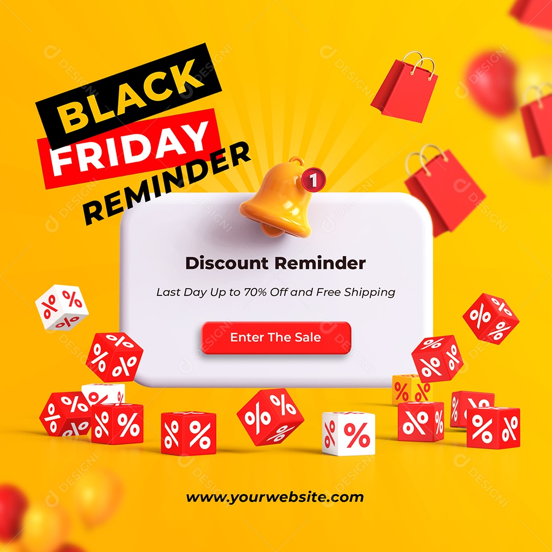 Social Media Black Friday Super Sale PSD Editável