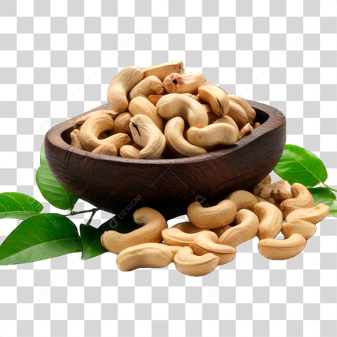 Tigela de Castanha PNG Transparente