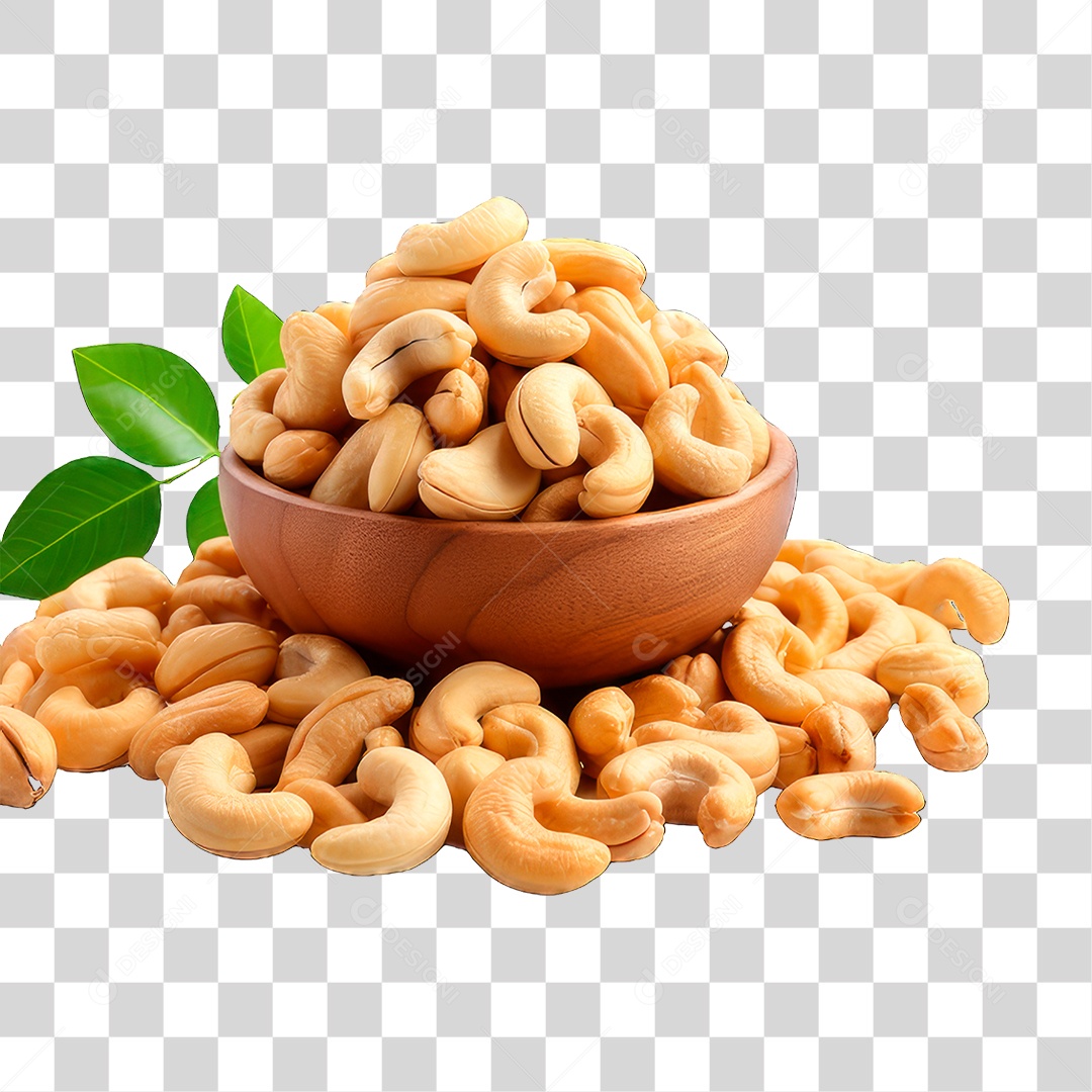 Tigela de Castanha PNG Transparente