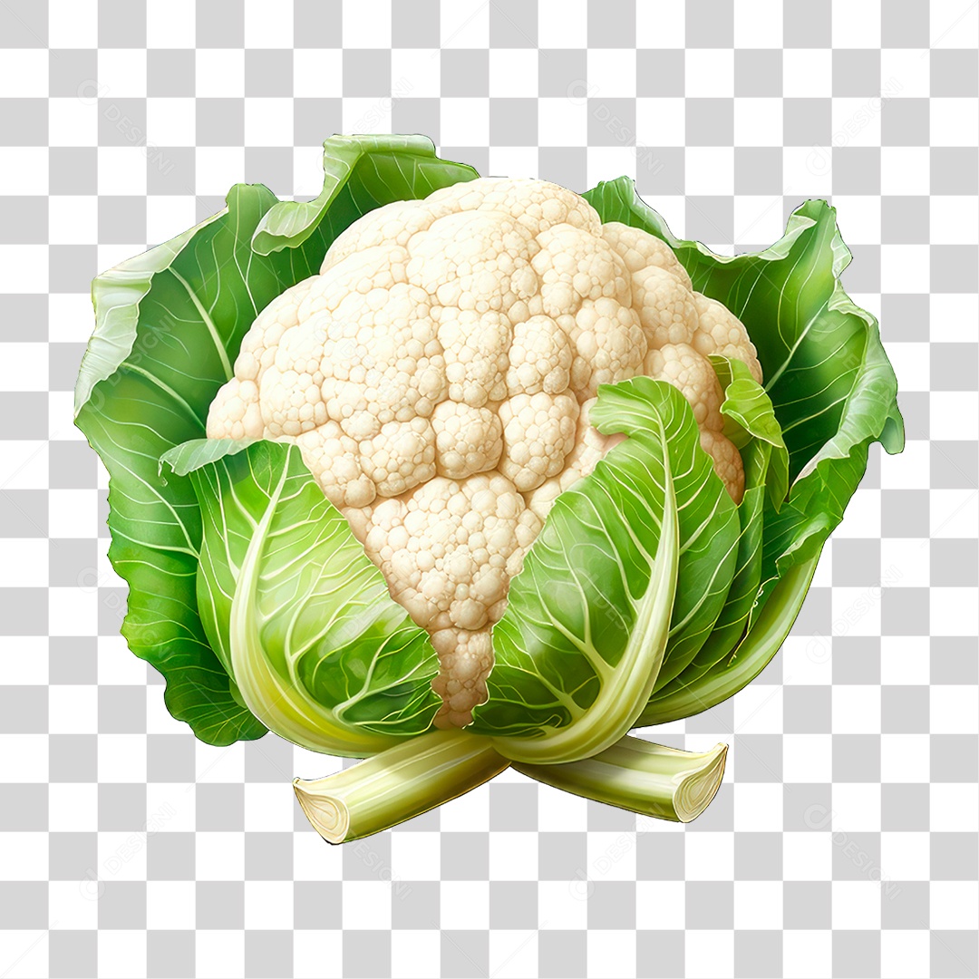 Couve Flor PNG Transparente