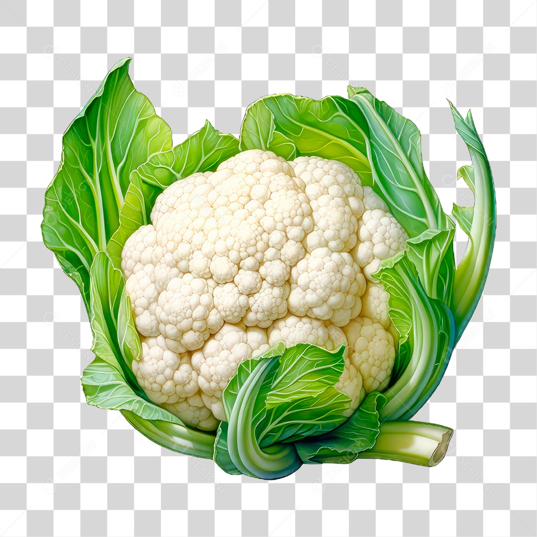 Couve Flor PNG Transparente