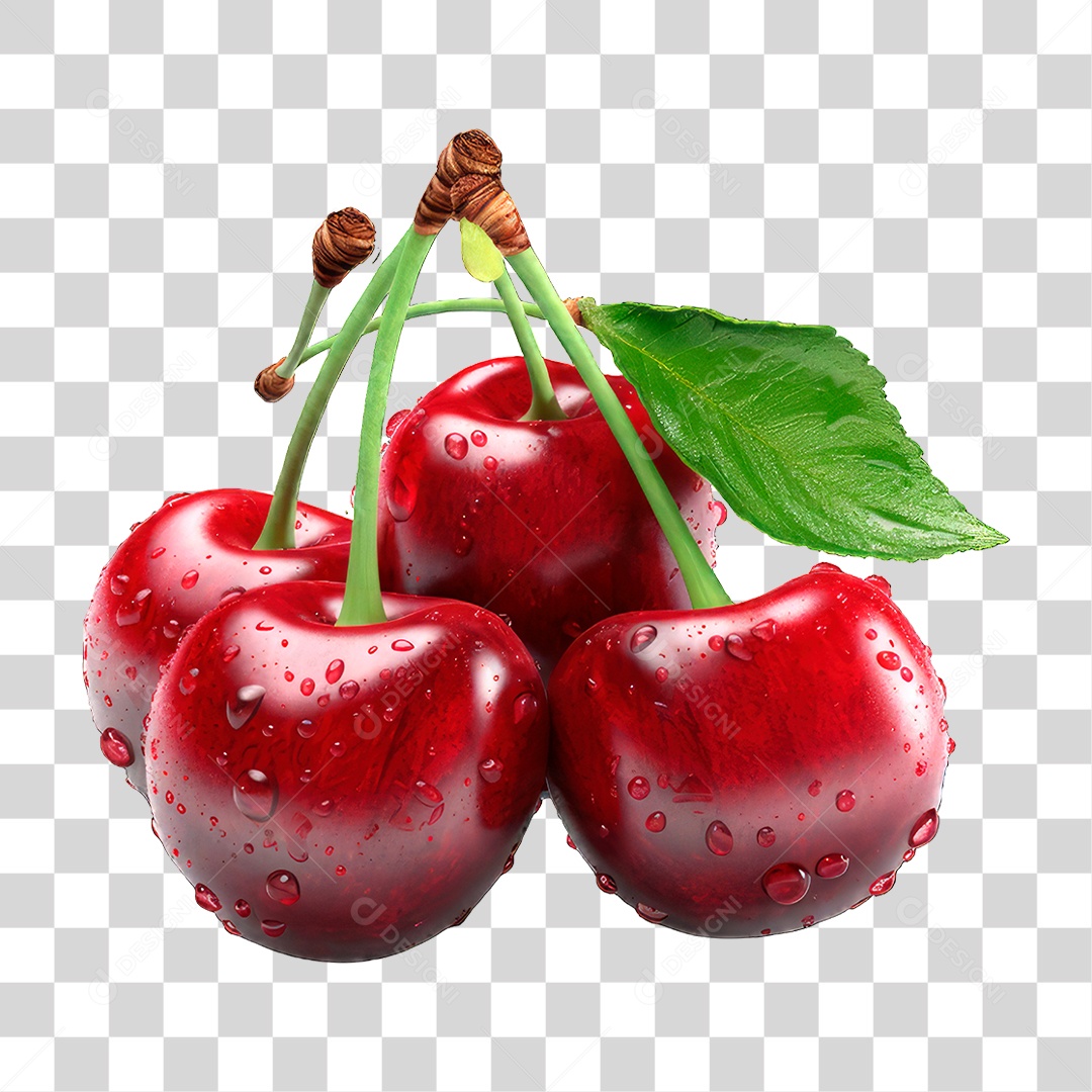 Fruta Cereja PNG Transparente