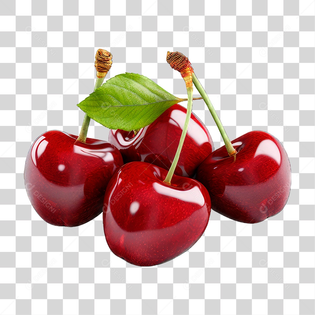 Fruta Cereja PNG Transparente