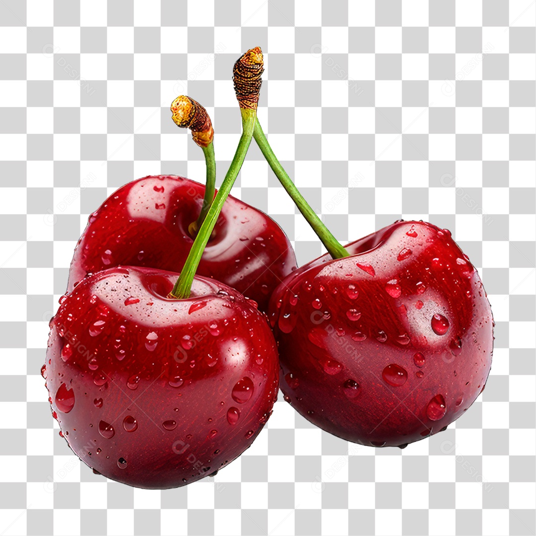 Fruta Cereja PNG Transparente