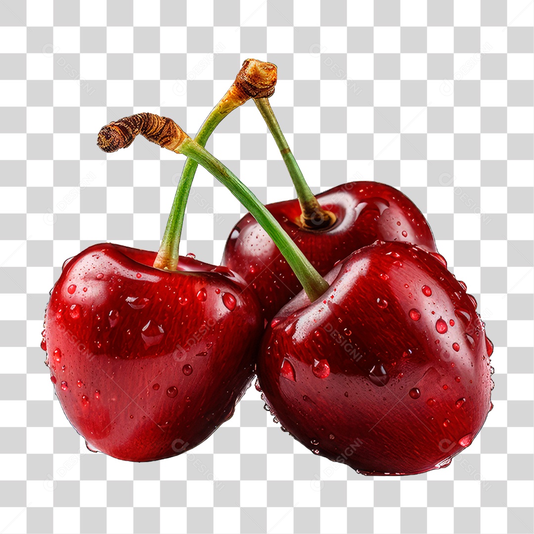 Fruta Cereja PNG Transparente