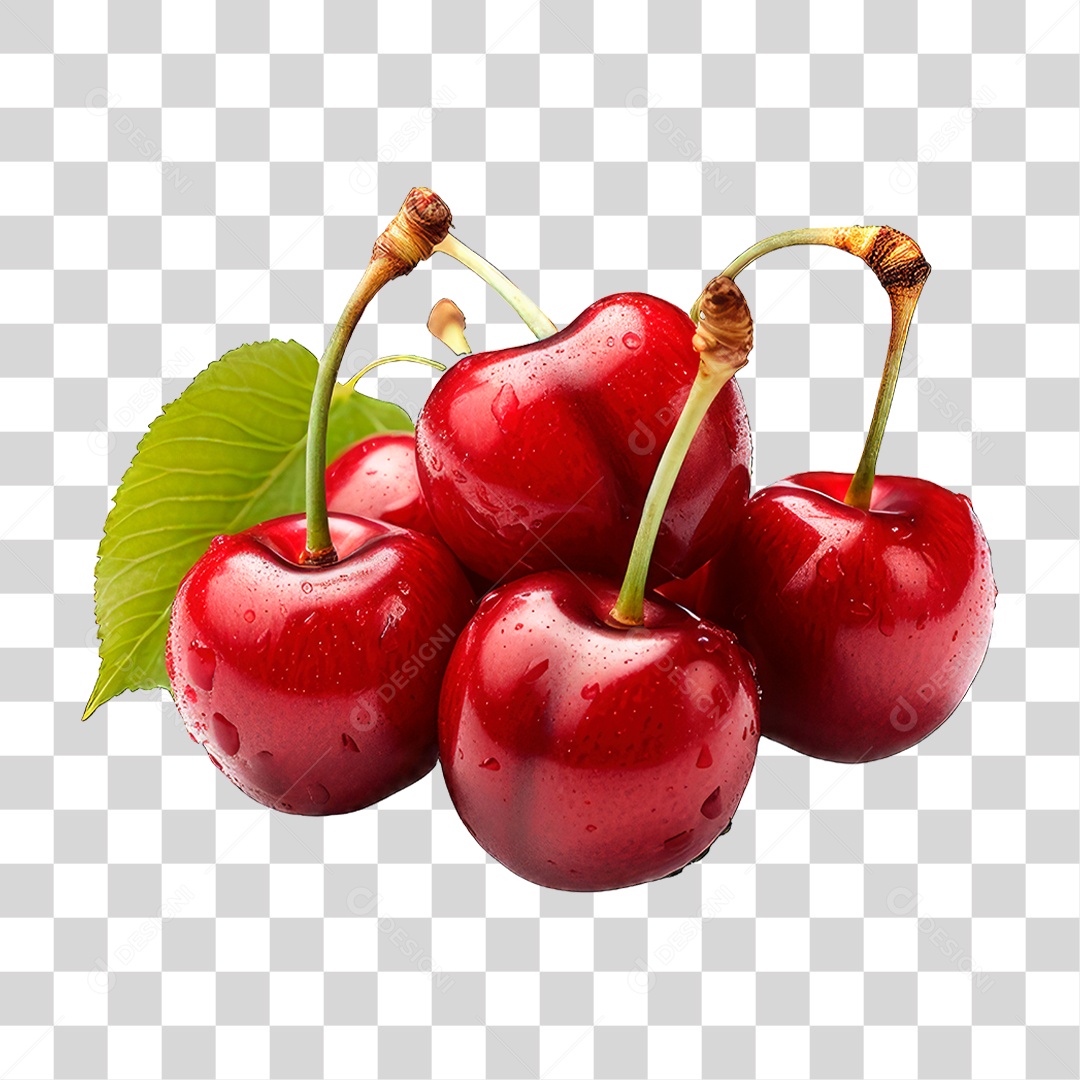 Fruta Cereja PNG Transparente