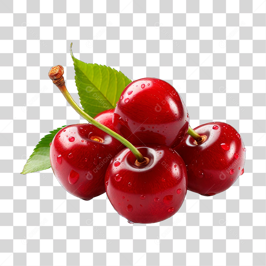 Fruta Cereja PNG Transparente