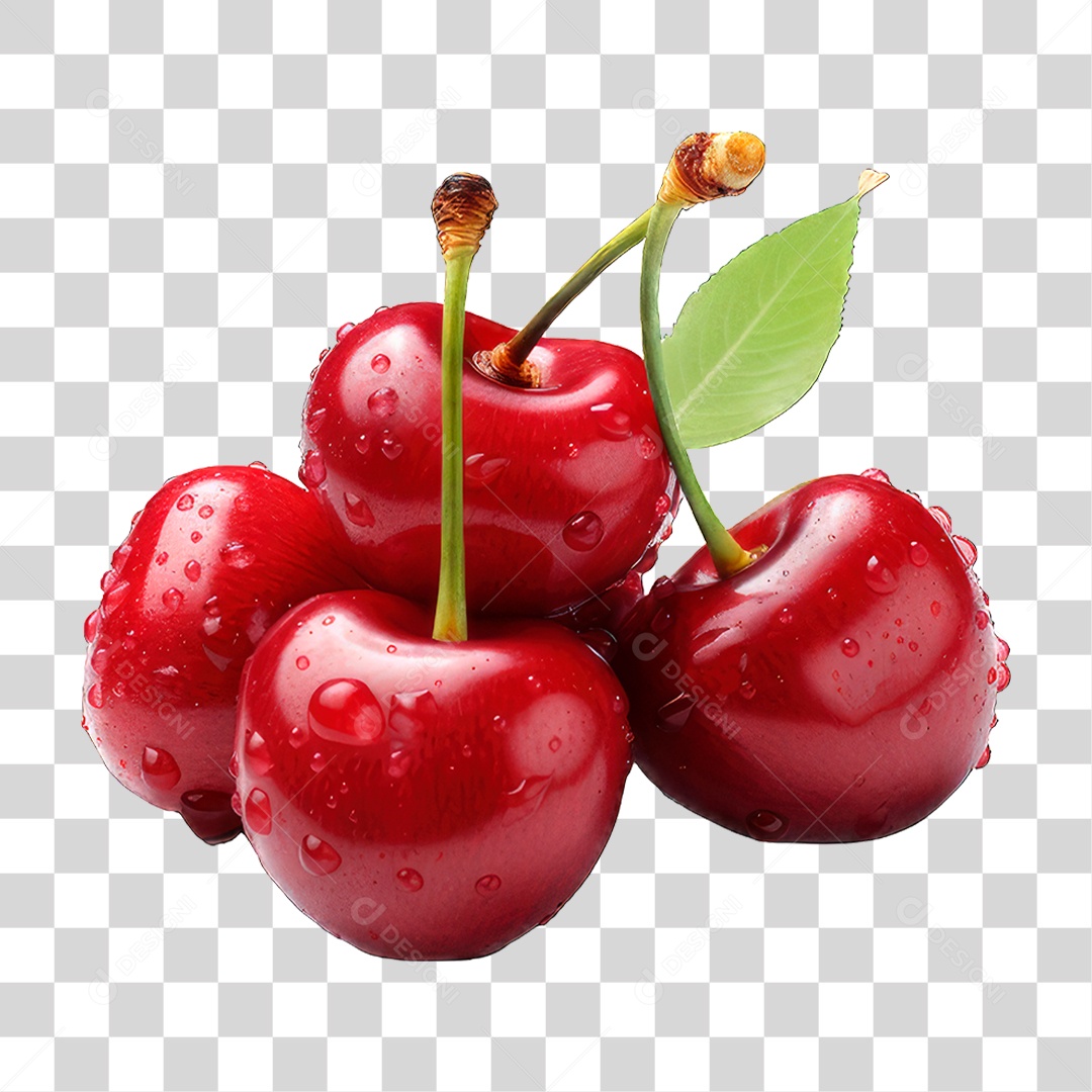 Fruta Cereja PNG Transparente