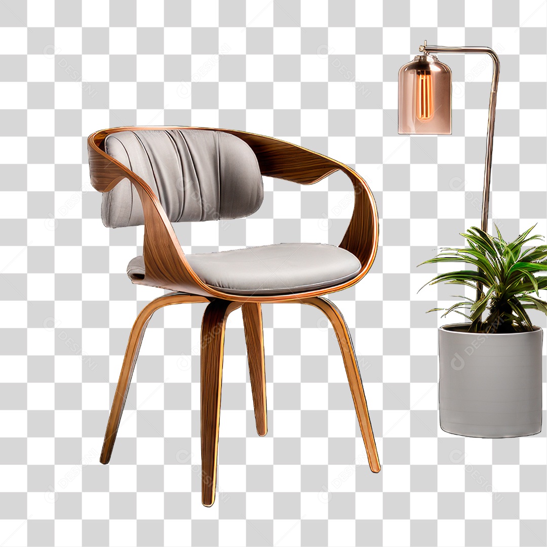 Cadeira de Encosto PNG Transparente