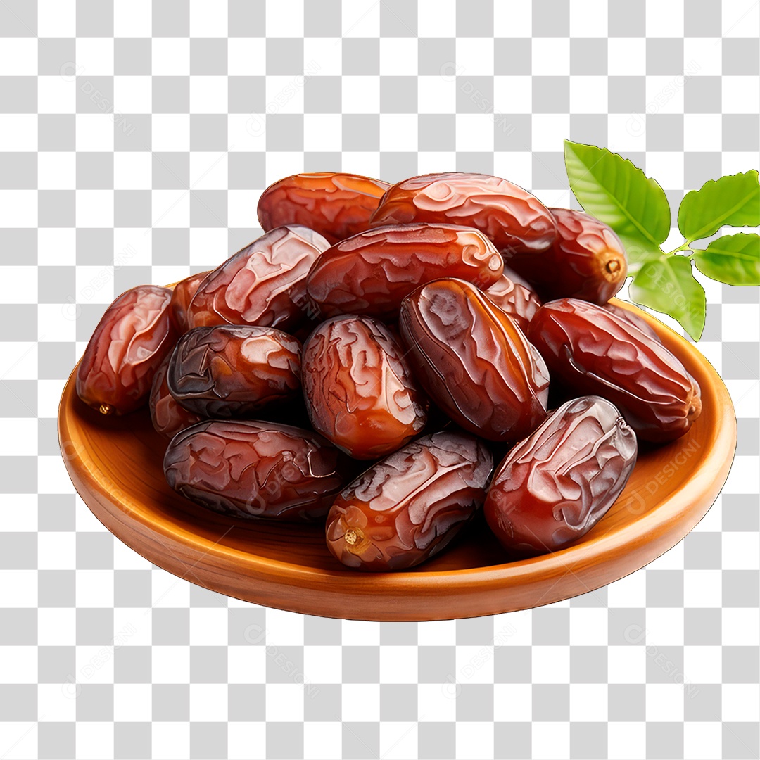Prato de Tâmaras PNG Transparente