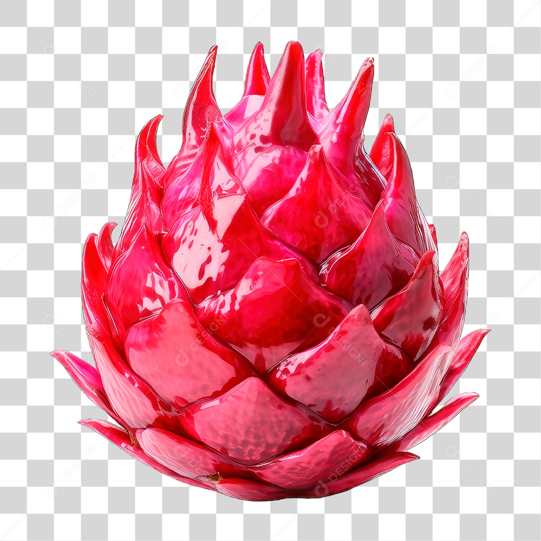 Pitaia Fruta PNG Transparente
