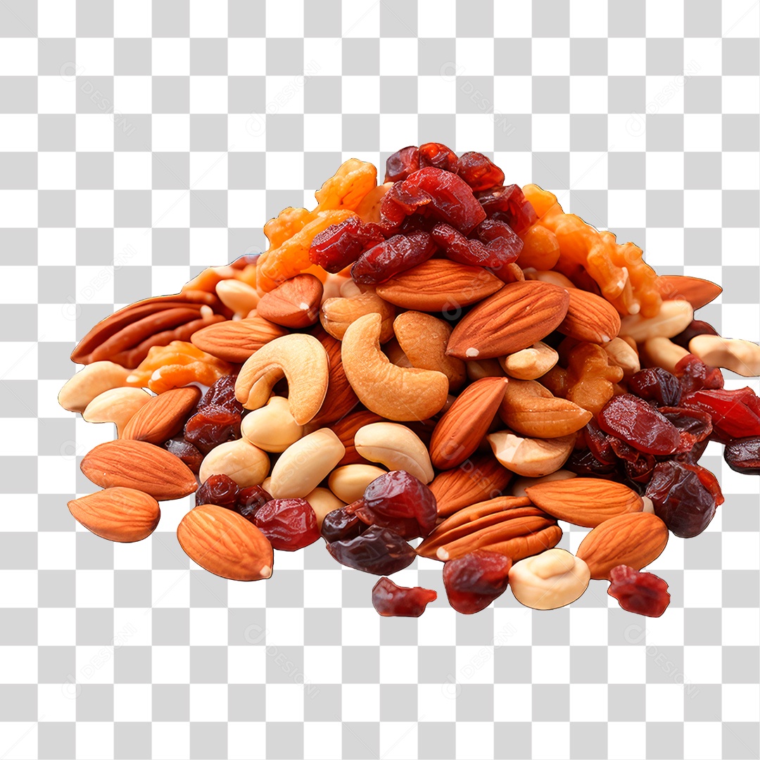 Castanhas e Damascos PNG Transparente