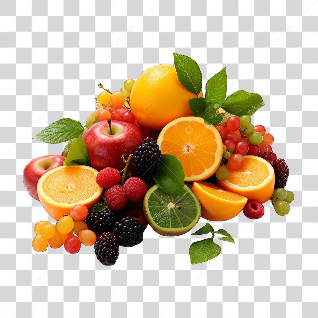 Frutas Laranjas Maçãs PNG Transparente