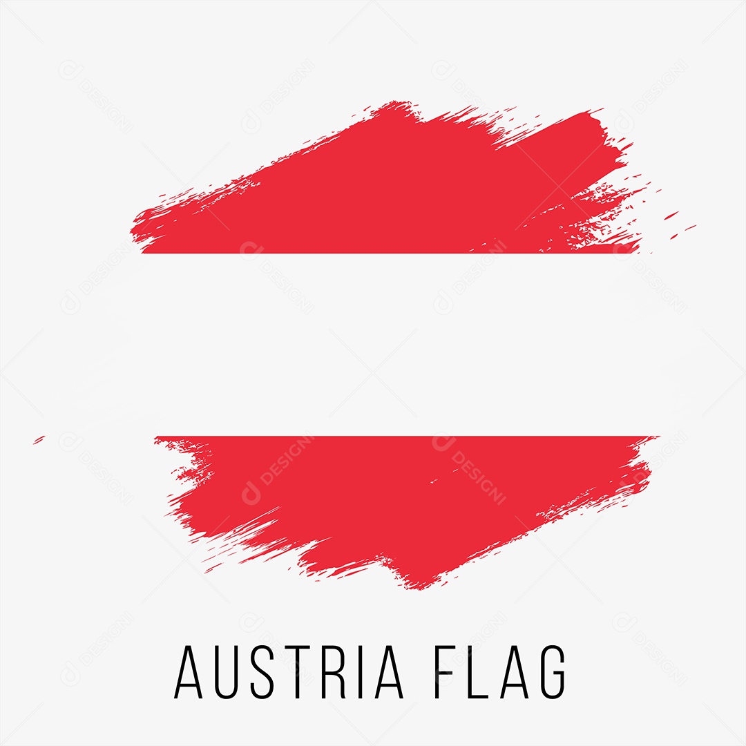 Bandeira da Áustria Ilustração Vetor EPS