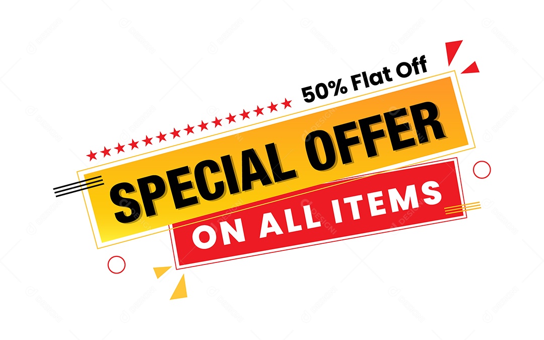 Etiqueta de Oferta Ilustração Vetor EPS