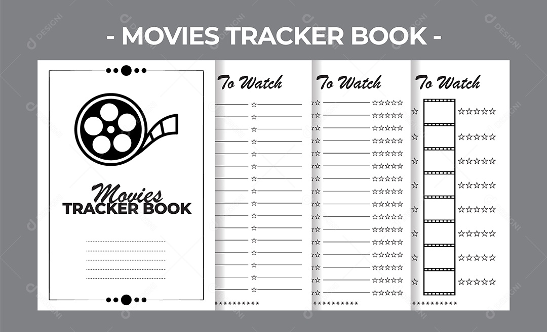Modelo de Rastreador de Filme Vetor EPS