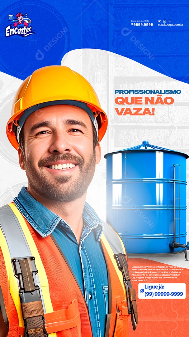Story Encanador Profissionalismo Que Não Vaza Social Media PSD Editável