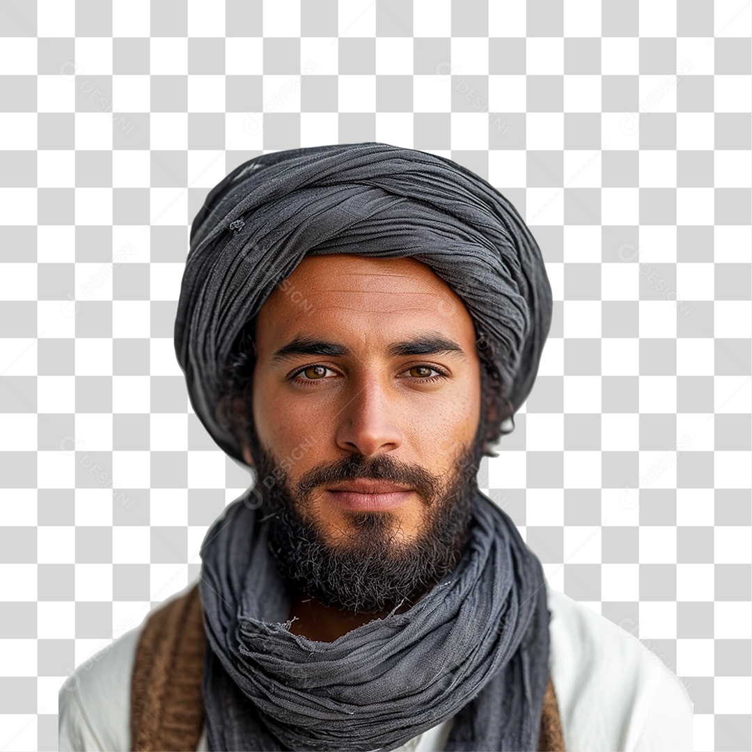 Homem Muçulmano PNG Transparente
