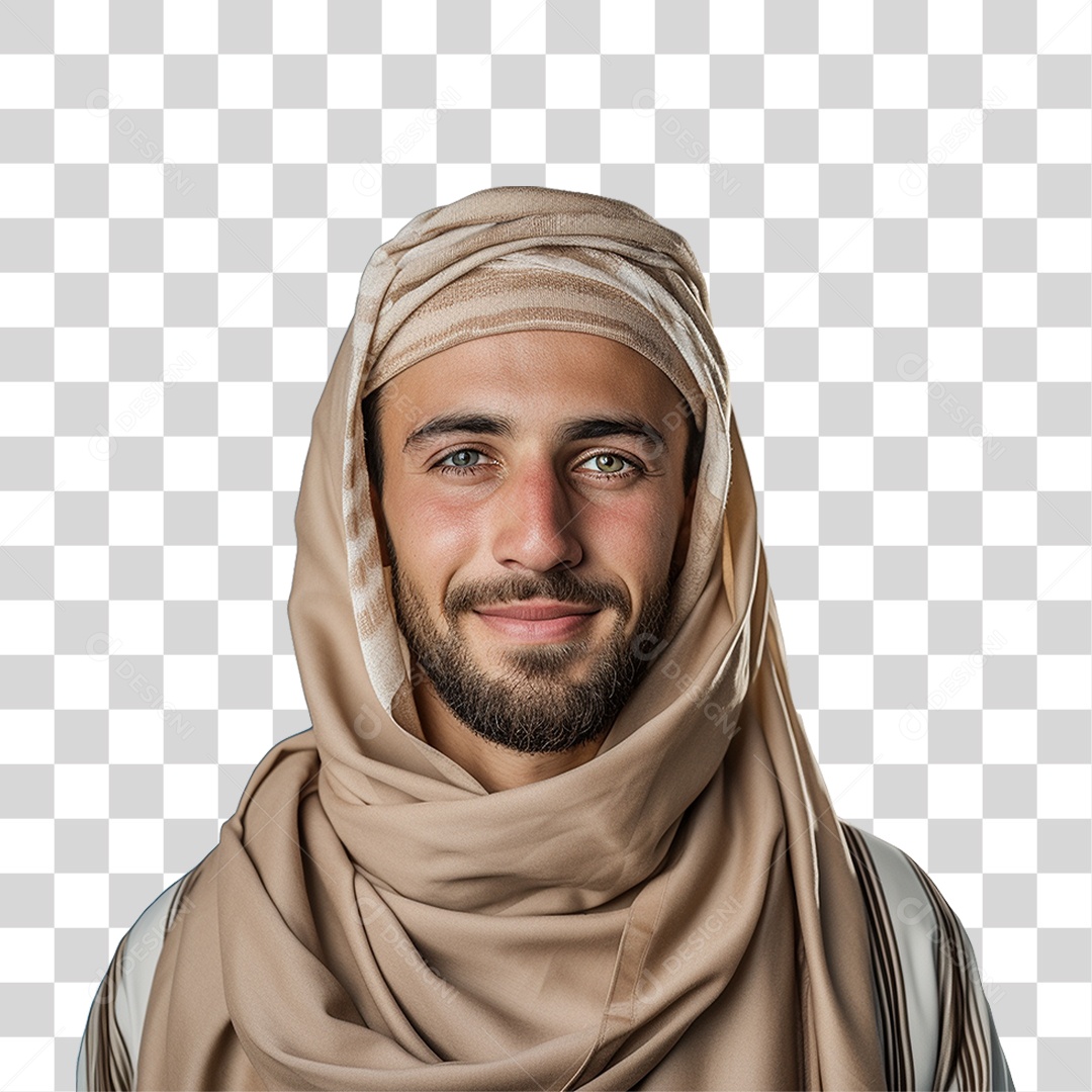 Homem Muçulmano PNG Transparente
