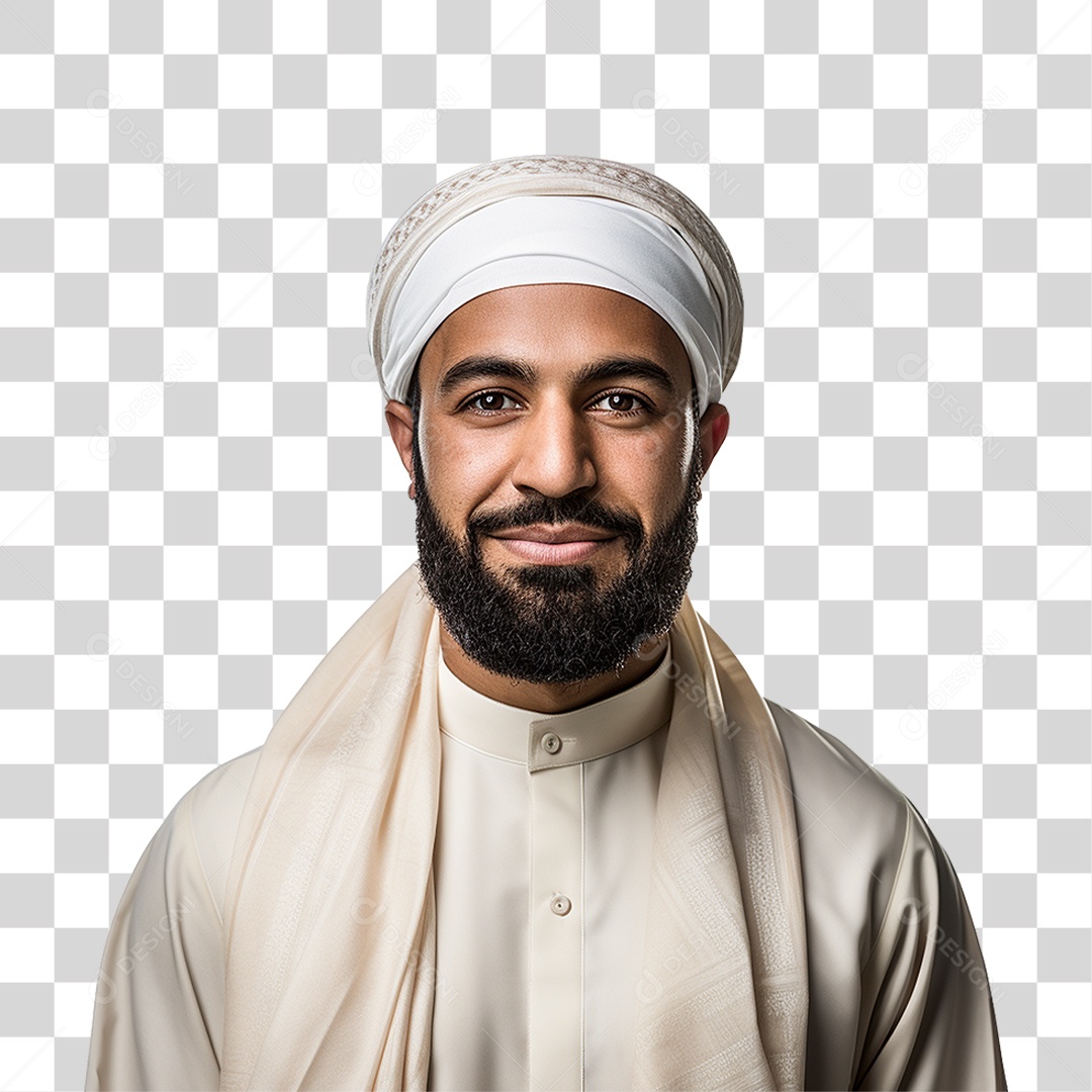 Homem Muçulmano PNG Transparente