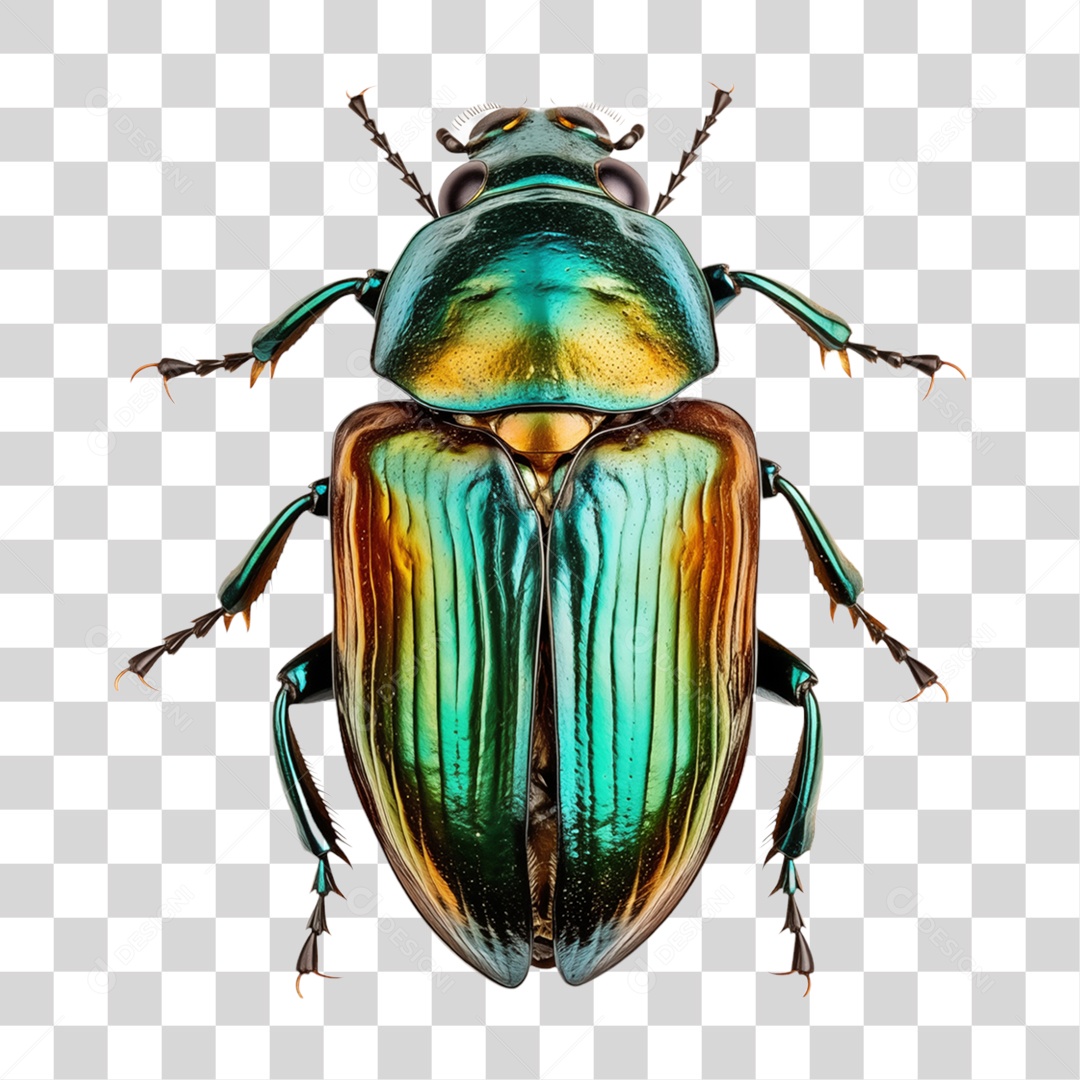 Besouro Verde PNG Transparente