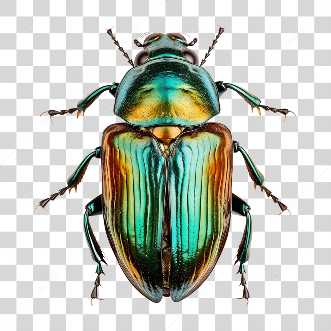 Besouro Verde PNG Transparente