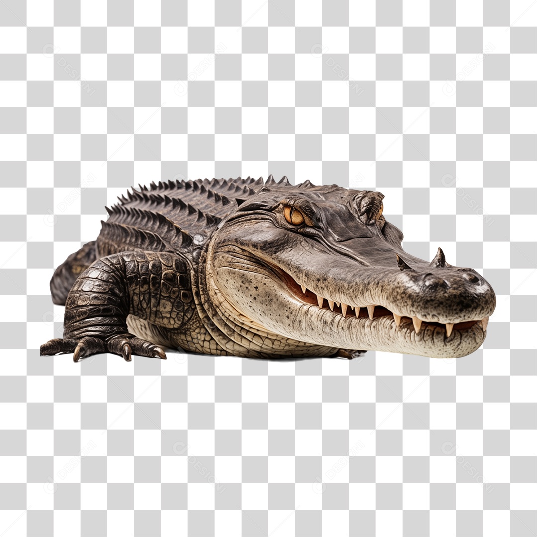 Jacaré Animal Réptil PNG Transparente