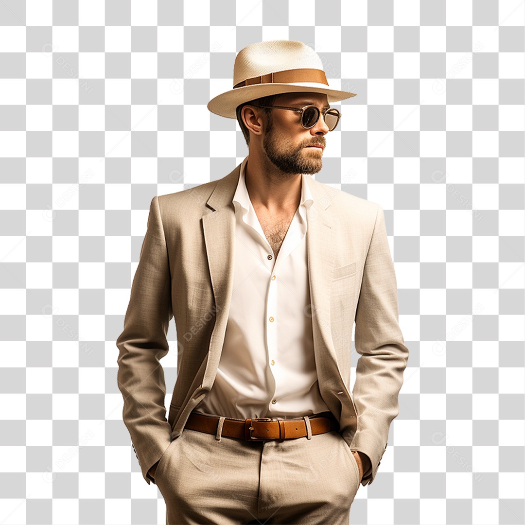 Homem Estiloso Roupas Modas PNG Transparente