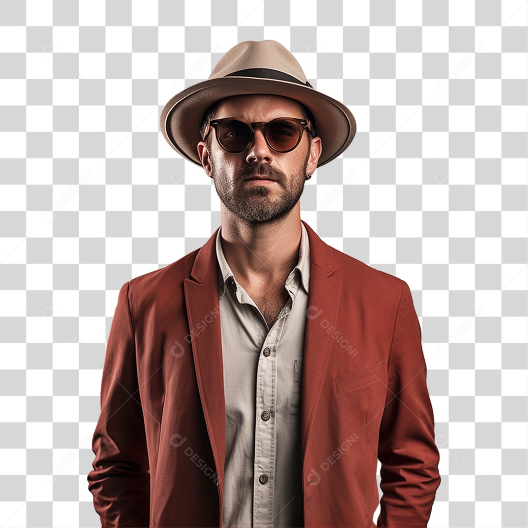 Homem Estiloso Roupas Modas PNG Transparente