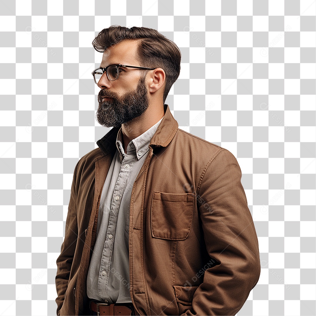 Homem Estiloso Roupas Modas PNG Transparente