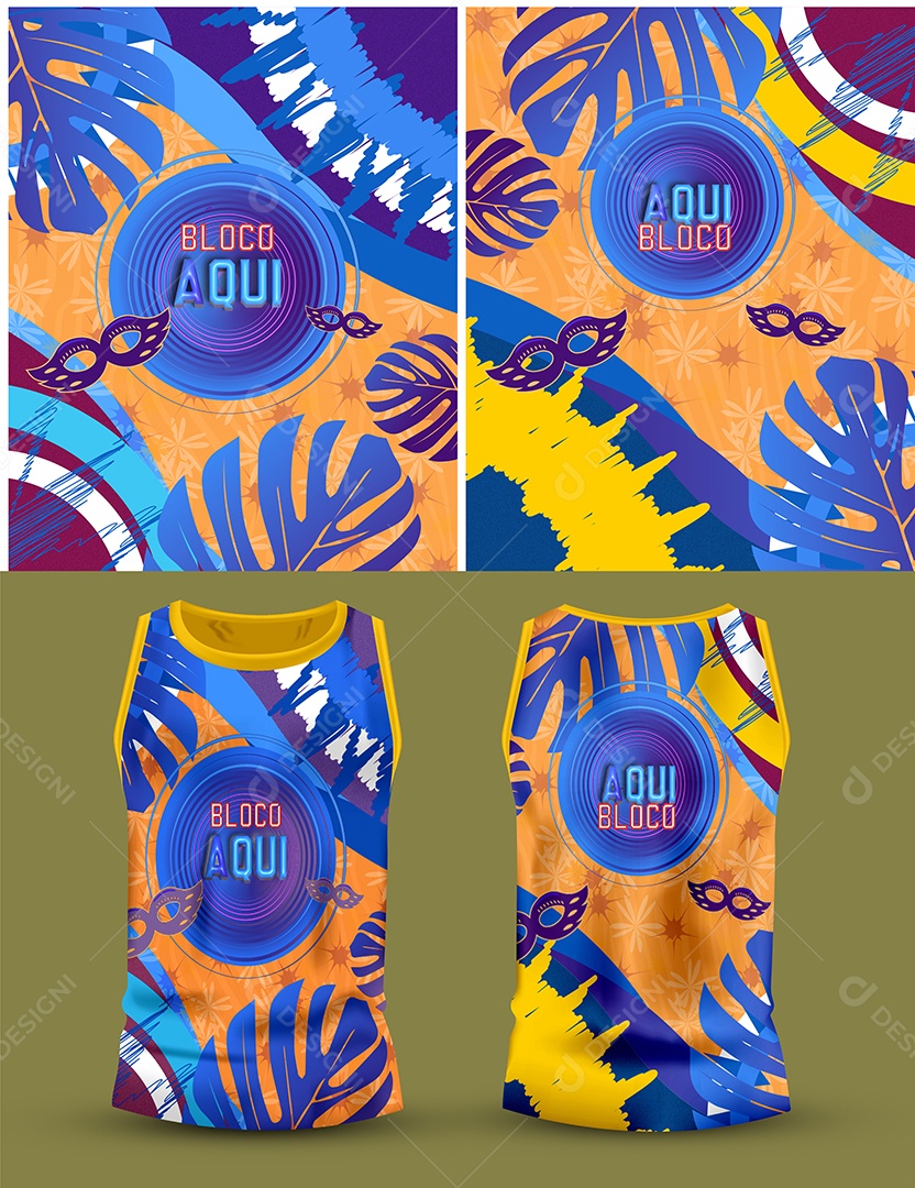 Modelo de Abadá de Carnaval AI