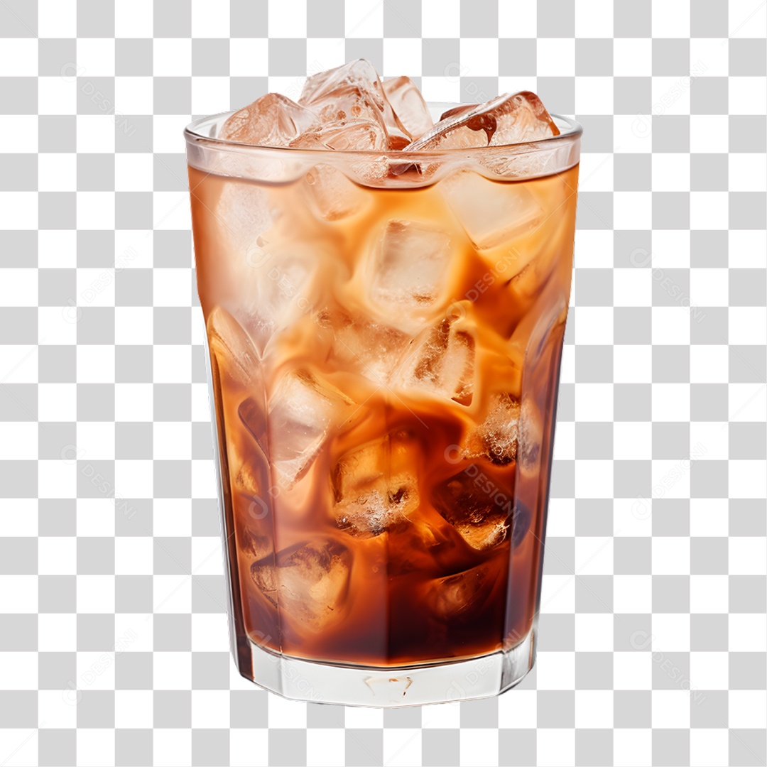 Elemento 3D Copo de Refrigerante PNG Transparente