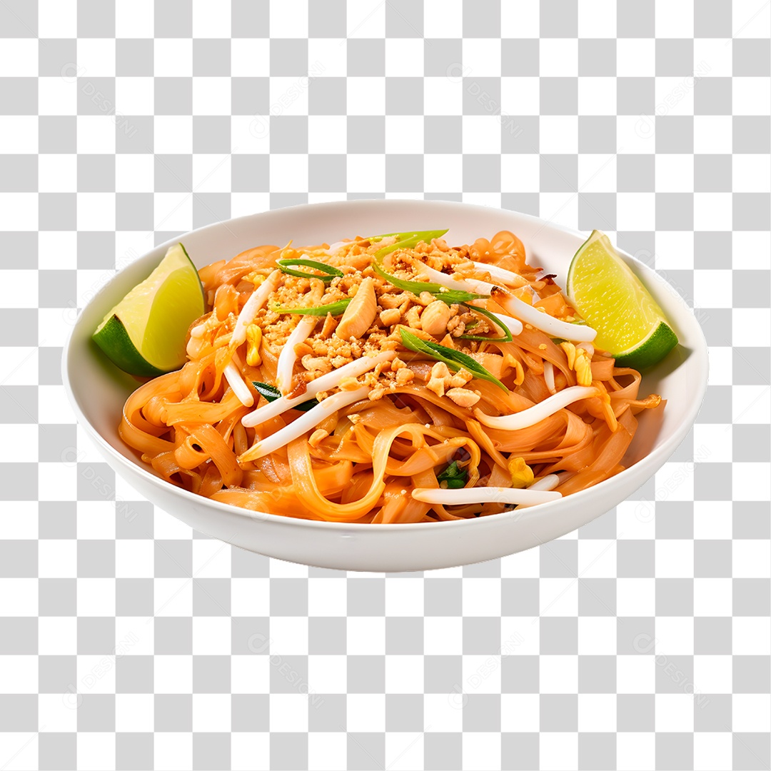 Elemento 3D Macarronada Para PNG Transparente