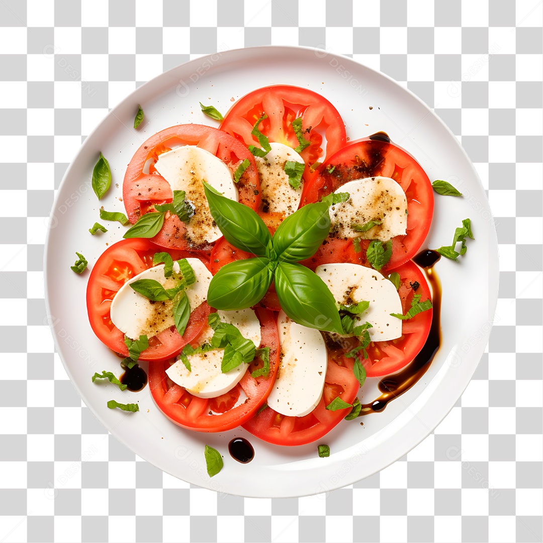 Elemento 3D Prato de Tomate Para PNG Transparente