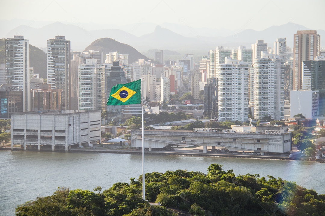 Vista da cidade de Vila Velha no Espírito Santo