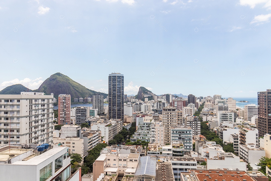 Vista do bairro de Ipanema no Rio de Janeiro