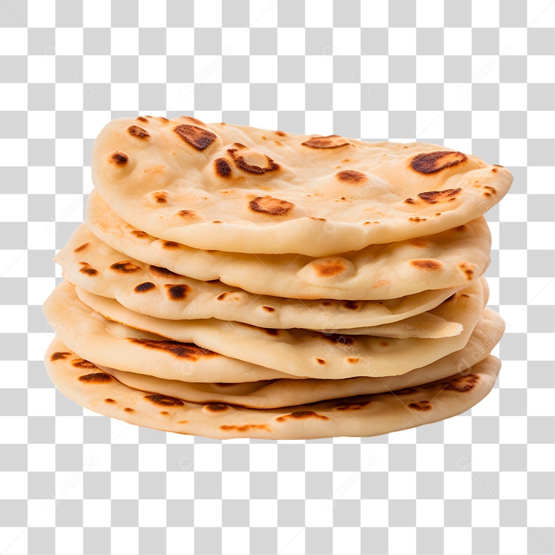 Elemento 3D Panquecas PNG Transparente