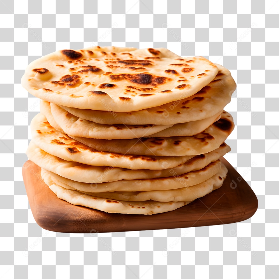 Elemento 3D Panquecas PNG Transparente