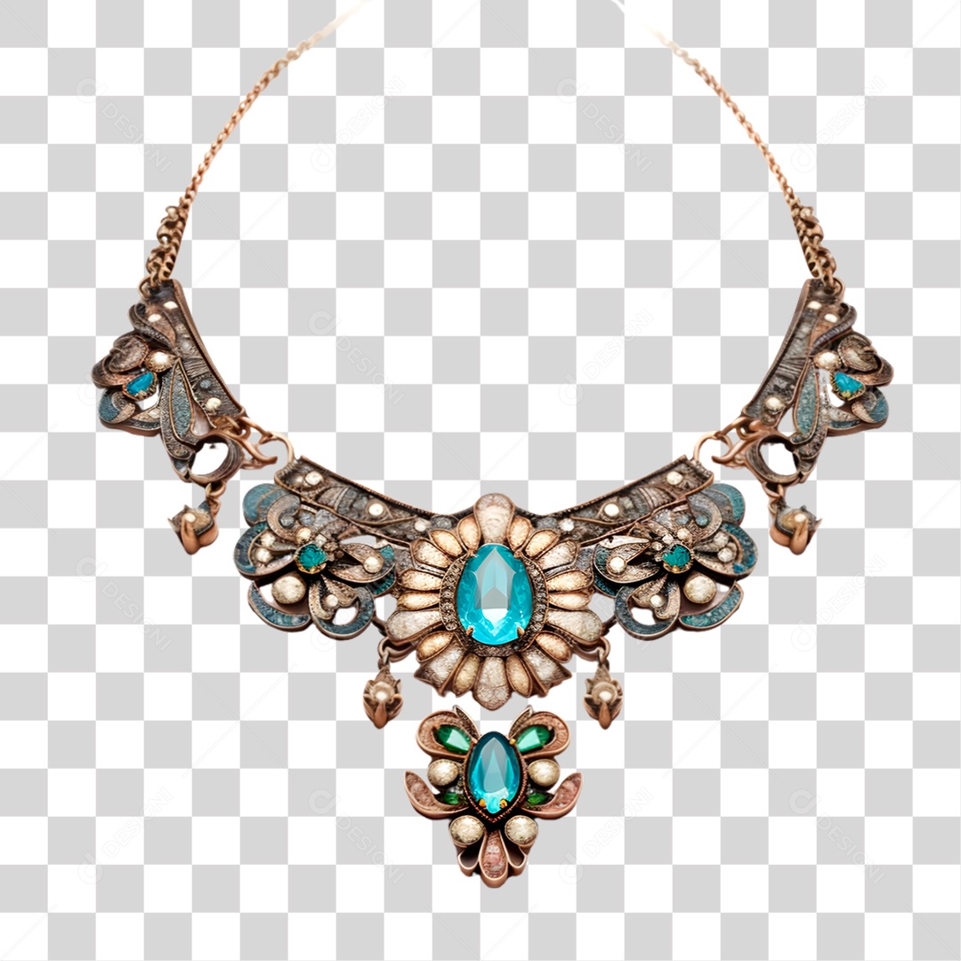 Elemento 3D Corrente PNG Transparente