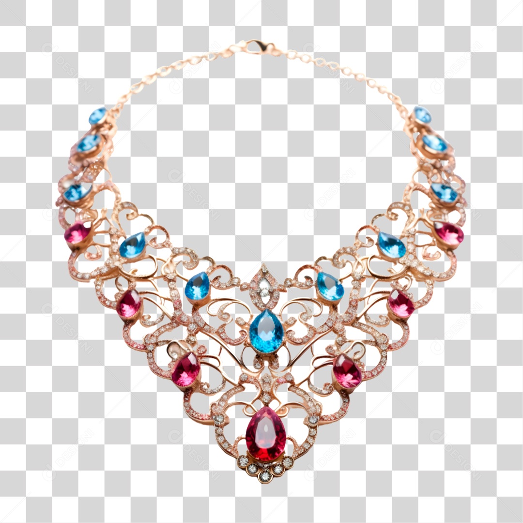 Elemento 3D Corrente PNG Transparente