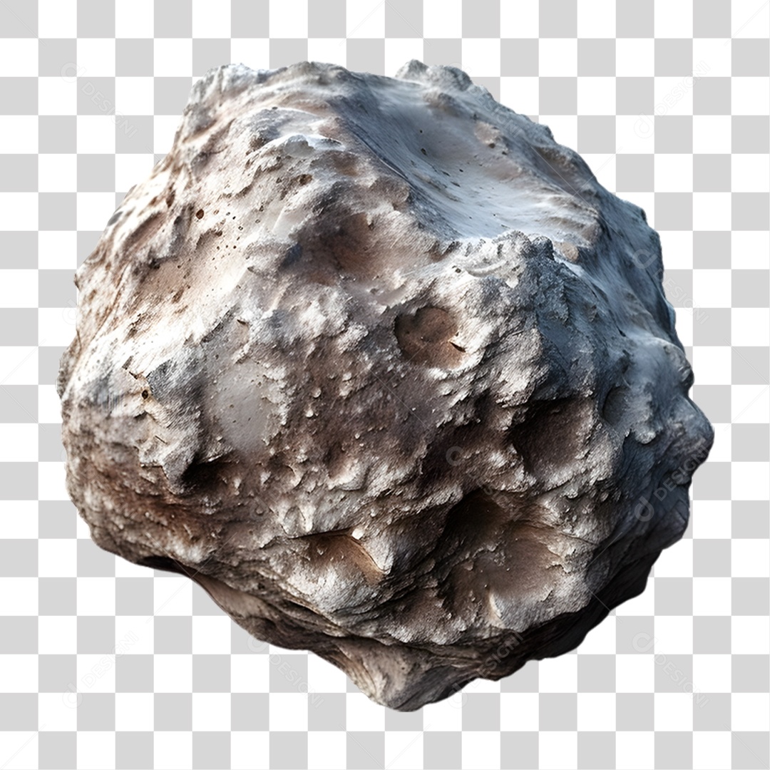 Asteroide Pedra PNG Transparente